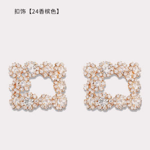 Ailila Detachable Decorative Button + Ornament Optional Casual Matching Wedding Shoes High Heel Bridal Shoes