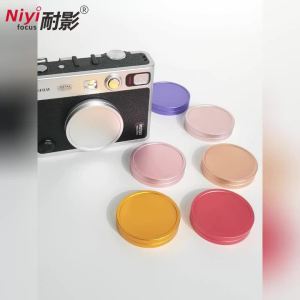NiYi Focus | Metal Lens Cap for Fujifilm Instax Mini EVO Aluminum Alloy Lens Protector with Soft Lining Multiple Color Options