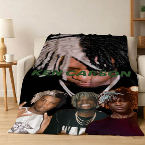Bandai | 3D K-Ken Snger C-Carson Cover Xperiment Flannel Blanket Soft Throw Blanket Art For Home Decor Bedroom Bed Sofa Picnic Fans Gifts