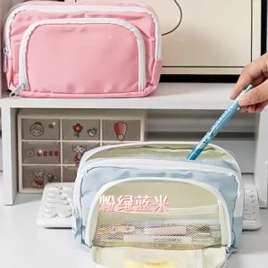 Potdemiel | Anime Hoạt Hình Capibara Canvas Đựng Dung Tích Lớn Túi Đựng Bút Dành Cho Học Sinh Bé Trai Bé Gái Đựng Văn Phòng Phẩm Túi Thời Trang