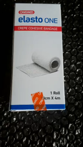 Elasto One Crepe Cohesive Bandage Verban Elastis 10cm x 4m