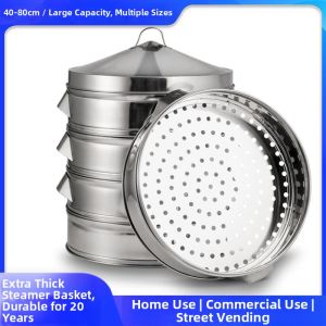 ZHENTAIYUAN | Multi-layer Large Capacity Thick Stainless Steel Steamer