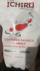 Makanan Koi Ichiro Premium 1 Kg Pakan Ikan Koi - Fish Food termurah