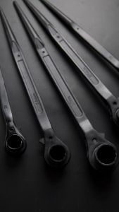 Kunci Ratchet Skafolding Dua Arah Uk13-32Mm Rachet Scafolding Torsi Torque Kombinasi Double - 6669