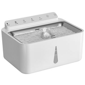 Wireless Cat Water Fountain with UV Sterilization System Automatic Pet Drinking Fountain 5L