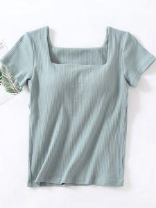 Non-slip Padded Lightweight Cotton Fitness Top