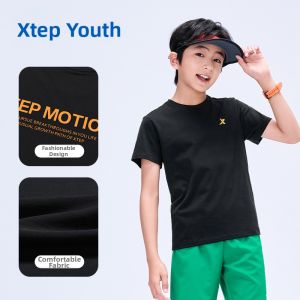 XTEP | Summer Childrens Short T-shirt Pure Cotton