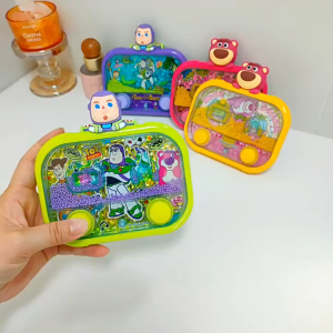 Toy Story Buzz Lightyear Double Button Water Magic Bead Ring Game Console Boys Girls Kindergarten Toys