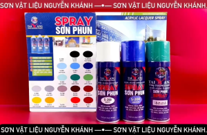 SƠN XỊT TAIYANG 400ML – SƠN PHUN ACRYLIC LACQUER NHANH KHÔ BÁM DÍNH TỐT MÀU ĐẸP