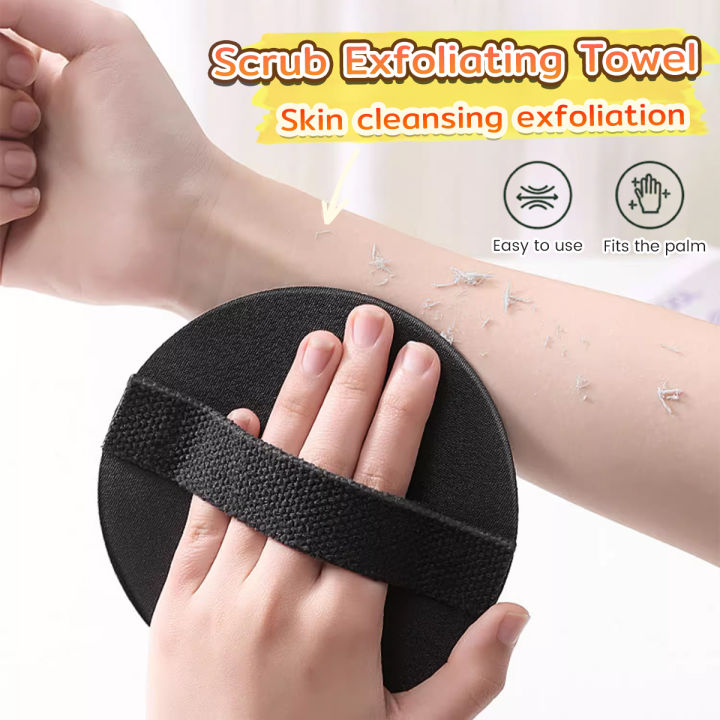 Seeko crub Shower Exfoliating Round Bath Towel Rubbing Back Painless ...