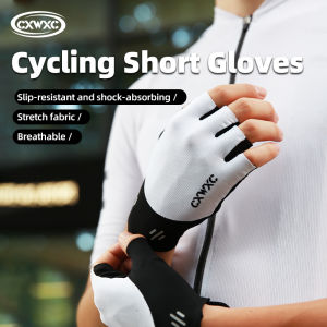 Cxwxc thoáng khí chống trượt găng tay đi xe đạp sốc hấp thụ căng Nylon vải nhanh chóng phát hành thiết kế cho xe đạp leo núi đường đi xe đạp