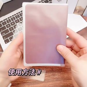 (1 PCS) Clear Passport Holder With Card Slot Waterproof Passport Cover Transparent Travel Case  Protector Pouch Cover