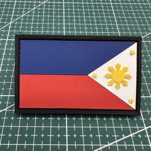 เข็มขัดแบบผูกแขนป้ายติดกระเป๋าสะพายภายนอก ปักลายธงฟิลิปปินส์ เครื่องหมายกำลังใจสำหรับนักกีฬา