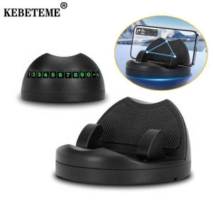 KEBETEME 2 In 1 Dashboard Car Phone Holder 360° Head-Up Phone Holder Stable Universal Car Phone Holder