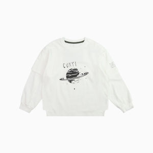 Cloud Feeling Long Sleeve T-Shirt Comfortable Free Moving Middle And Big Children Pure One Good Quality Clothing Spring Autumn New Style