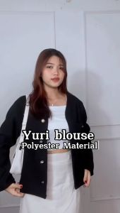 NJ Yuri Outer Top Cardigan Jaket Lengan Panjang Atasan Wanita Korean Style