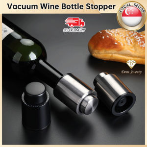 🇸🇬【SG stock】 Vacuum Wine Stopper with Time Scale Record by My Gourmet Ware Custom Wine Stoppers Vintage Vinegar Bottle With Stopper - Lazada