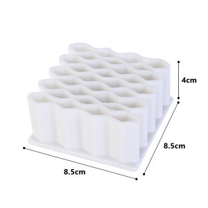 Japanese Style Desktop Medicine Storage Rack Tube Shaped Medicine Organizer Soft Cream Holder Rectangular TPR Material