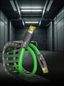 Vention | Anti-vibration Industrial Patch Cables Profinet Gigabit and 10 Gigabit High Flexibility Double Shielded Category 6A