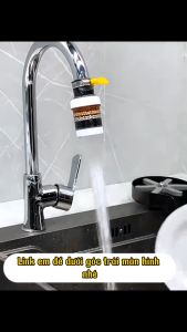 Đầu Lọc Nước Gắn Trực Tiếp Vòi Lọc 6 Tầng Hình Trụ Lọc Cặn Bẩn Cho Bồn Rửa Nhà Bếp Nhà Tắm Tiện Dụng GD867-LocVN-Tru