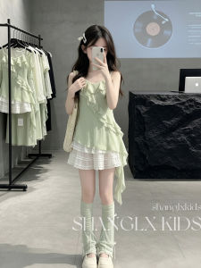 SHANGLEXIONG | Bộ Quần Shorts Thời Trang Cao Cấp Cho Bé Gái