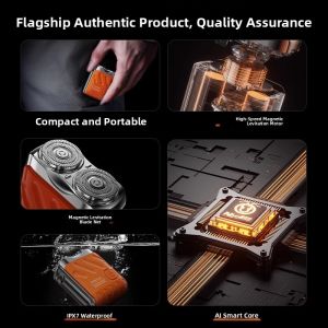 MONLEYTA | Portable Mini Electric Shaver For Men German Precision New 2025 Official Little Cannon Shaving Razor Multi Functional Grooming
