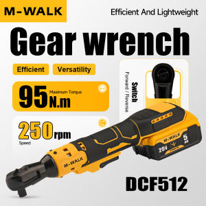Electric Ratchet Right Angle Wrench 1/2 Inch Cordless Variable Speed Nut Removal Wrench Power Tools For Dewalt 20V Battery Pin