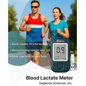 กรดแลคติกแลคเตทมิเตอร์ชุดทดสอบเครื่องทดสอบแบบพกพาที่สมบูรณ์เครื่องวิเคราะห์สำหรับการฝึกกีฬา50แถบและ1เมตรสำหรับการตรวจสอบประสิทธิภาพการกีฬา