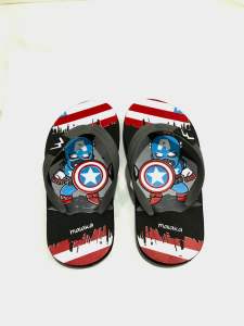 Sandal distro anak laki laki captain amerika karakter Malaka