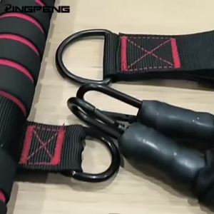 Dây Tập Kháng Lực Đa Năng Nâng Cấp Có Tay Cầm 3 Ống Có Thể Điều Chỉnh Dùng Cho Tập Luyện Cơ Bụng Eo Tay Và Chân