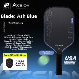 ACSION | Wind Blade T700 Carbon Fiber Honeycomb Core Pickleball Paddle