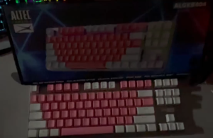 Altec Lansing ALGK8404 Wired Gaming Keyboard - Pink White