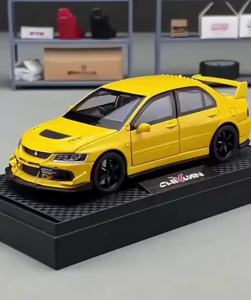 Mitsubishi Evo 9th Generation Alloy Car Model Artificial Collectibles Childrens Boys Toy Sports Car Series Accessories