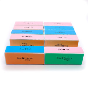 5/10pcs 4 Sides Nail Buffer Block Washable Bendable Nail File Polisher for Smooth Shiny Nails Manicure Shaping Grooming Tool