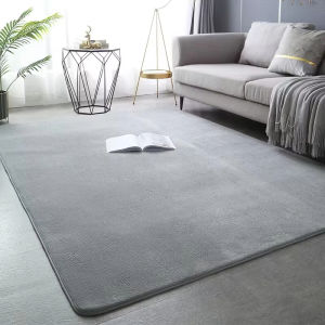 Thảm Trải Sàn Mềm Mại Màu Trơn VIKAMA Cho Phòng Khách Phòng Ngủ Trò Chơi Yoga - Thảm Chống Trượt Chống Phai Màu