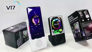 Loa bluetooth cảm ứng V17 âm thanh sống động điều khiển chạm hiện đại thiết kế nhỏ gọn tiện lợi
