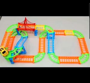 ตัวต่อรถรางตีลังกา บล็อกตัวต่อOFF ROAD ชุดตัวต่อรถราง รถพร้อมราง เสริมจินตนาการ ของเล่นD.I.Y รถรางอ๊อฟโรท TY722