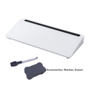 Sanwa Supply | Memo Whiteboard Desktop Organizer Phone Tablet Laptop Keyboard Stand