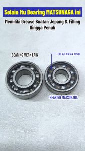 Matsunaga Bearing Laher 6302: Kualitas Tinggi & Daya Tahan Tinggi