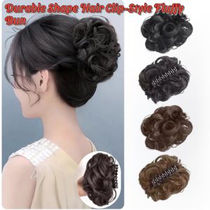 Hair Clip-Style Fluffy Bun Bud-Like Hair Style Clip Headdress Hair Bag Updo Gadget