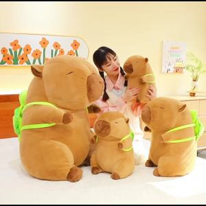 Đồ chơi capybara siêu lớn 90cm gối nhồi bông capybara búp bê ôm đồ chơi nhồi bông dài.