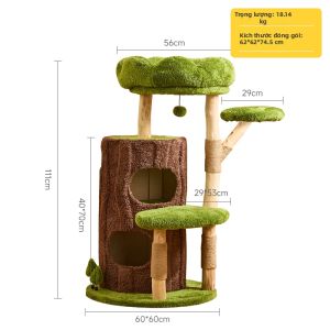 Cmisstree | Cây Mèo Gấp Gọn Bằng Gỗ Tự Nhiên