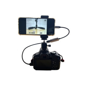 BFOLLOW โทรศัพท์ Android แท็บเล็ต กล้องตรวจสอบกล้อง HDMI อะแดปเตอร์สำหรับ Vlog, Youtuber, Filmmaker DSLR การ์ดจับภาพวิดีโอ