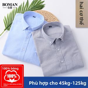 Boman | Áo Sơ Mi Bông Thời Trang Dành Cho Người Mập