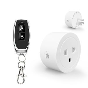 WenQia TIÊU CHUẨN HOA KỲ 110v 220v 20a 3000w ổ cắm điện 433mhz không dây điều khiển từ xa cắm cho NHÀ ĐÈN LED
