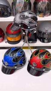 Nón Bảo Hiểm HaLy Da NAPOLI Lên Tem Lửa Cực Chất /Bảo Hành 12 Tháng.