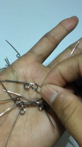 SPAREPART/PART REEL PANCING BAIL ARM/BAILARM SPRING/ PER BAILARM MODEL SIKU KHUSUS UNTUK REEL BANAX SX 3000 - 5000