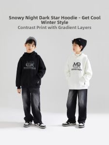 MUCMUKN | Gradient Printed Hooded Fleece Casual Sweatshirt