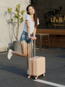 18INCH PREMIUM Pilot Suitcase 360° Portable Boarding Luggage Travel Bag ABS Ultralight Weight Business Cabin Bag 行李箱 旅行箱