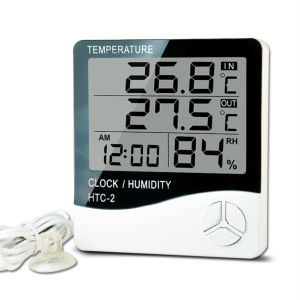 HTC-2 Digital Thermometer Hygrometer Electronic Temperature Humidity Meter